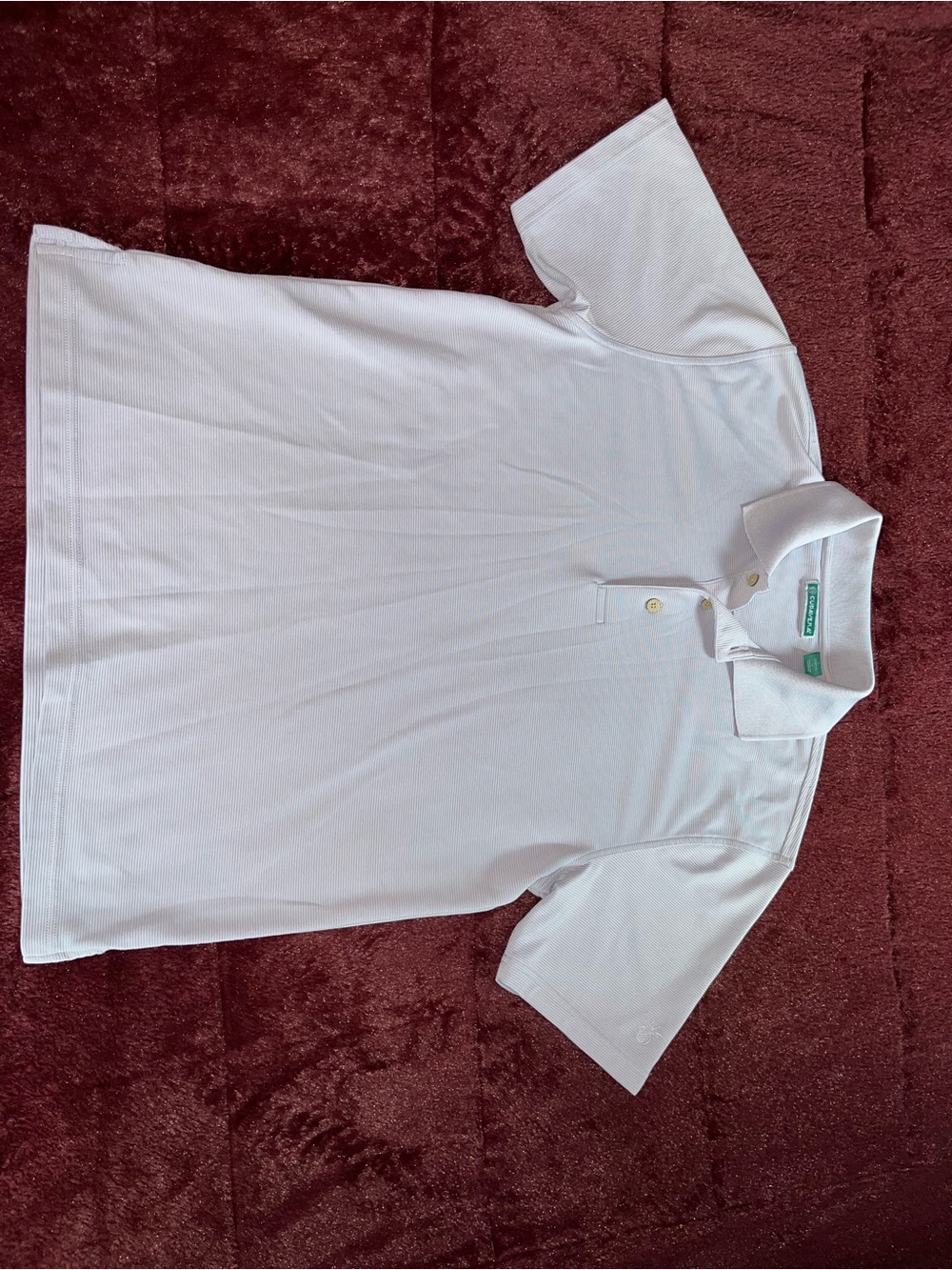Cubavera Classic White Kids' Polo Shirt